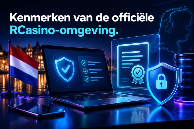 Kenmerken van de officiële RCasino-omgeving