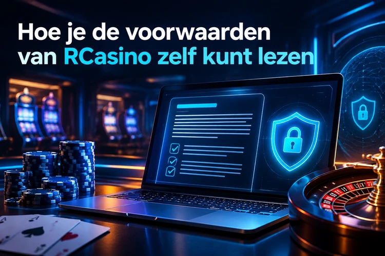 Hoe je de voorwaarden van RCasino zelf kunt lezen