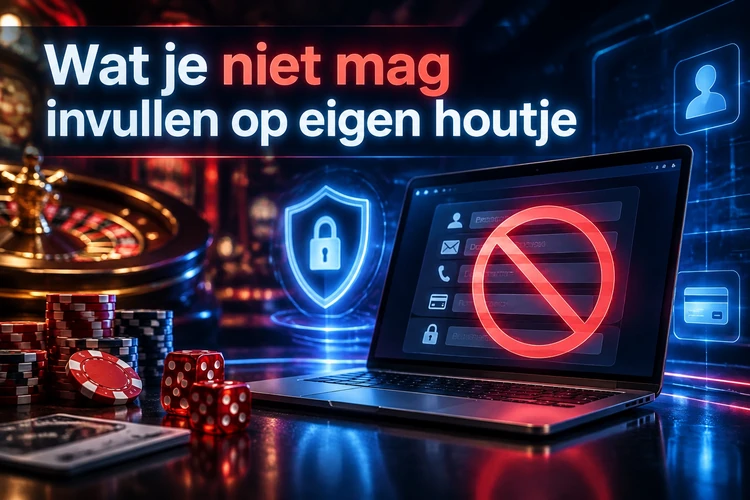 Wat je niet mag invullen op eigen houtje