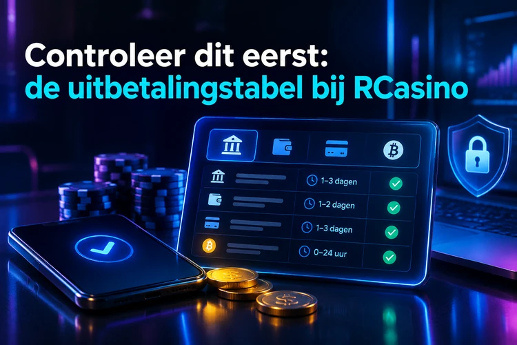 Controleer dit eerst: de uitbetalingstabel bij RCasino